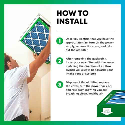 Filterbuy 20x25x4 Air Filter MERV 13 (MPR 1900) Health Defense Replacement (2-Pack), Electrostatic Pleated HVAC AC Furnace Filters, Made in USA (Actual Size: 19.50 x 24.50 x 3.63)