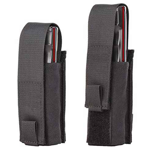 MK3 Pepper Spray Holster MOLLE - Adjustable Nylon Mace/MK4 OC Spray Holster for Duty Belt - Tactical Pepper Spray Holder - MOLLE OC Spray Pouch