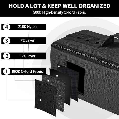 Naturehike Folding Tool Bag, Multifunctional Tool Storage Bag, Zippered Duffel Bag, Water Repellent Tool Origanizer