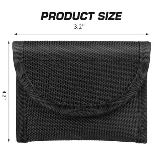 Ullnosoo Glove Pouch for Duty Belt, 1680D Nylon Latex Disposable Glove Holder for Firefighters, EMS, EMT, Paramedics, First Responders