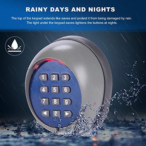 Wireless Outdoor Keypad for CO-Z Sliding Gate Operator - Secure Entry System