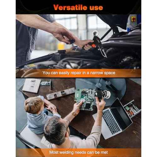 Soldering Iron Kit, NEWACALOX Soldering Gun Automatic Hand-held Solder gun Iron Kit Welding Tool, Desoldering Pump, Tweezers for Circuit Board, Home DIY, Electronic Repair