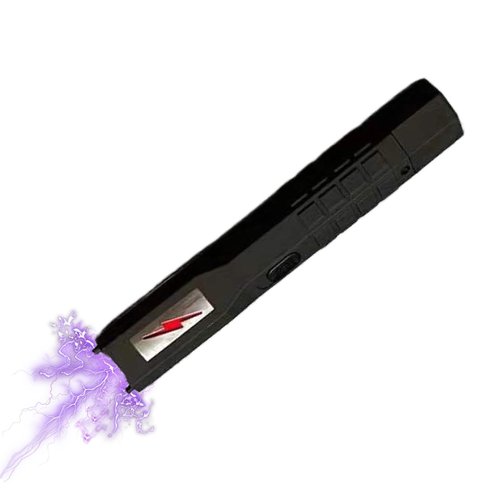 TW-1802 Type Stun Gun Ultrapowerful Rechargeable for Men Women for Car & Self Defense Tactical Flashlight