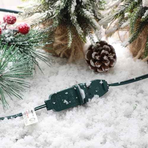 110 Sets Green Weatherproof Gaskets and Plug Protectors Covers Outdoor Cover Extension GFCI Cord Christmas Lighting Installation Weatherproof Kit Outdoor Stop Tripping