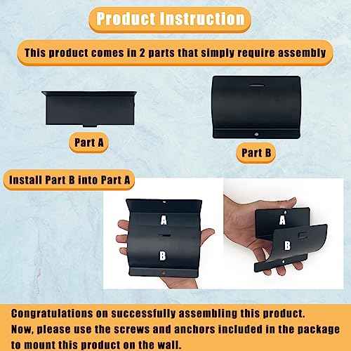 Heavy-Duty Ladder Hanger-Wall Mount Ladder Hook-Garage Wall Wheelbarrow Hangers-4 Pack