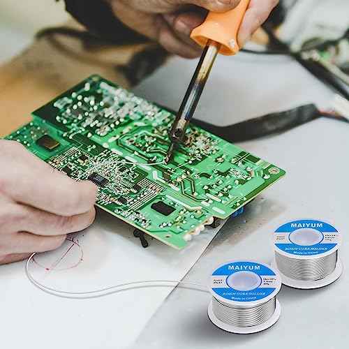 63-37 Tin Lead Rosin Core Solder Wire for Electrical Soldering (0.8mm 50g)