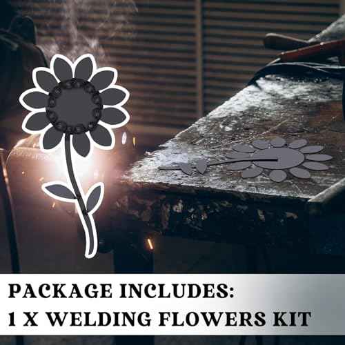 Therwen 1 Set Welding Kits Flower Metal Welding Coupons Practice Kit 16 Gauge Tig DIY Stainless Steel with Mig, Tig, Gas, Arc, Stick