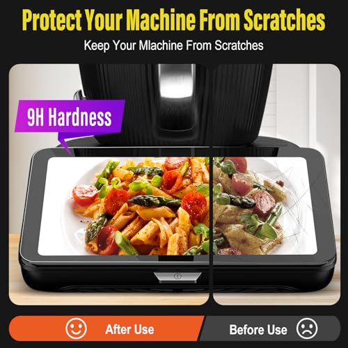 SkingHong 1PC Tempered Glass Screen Protector for Thermomix TM7 – Ultra-thin, 9H Scratch-Resistant