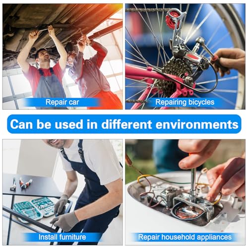 [12pcs] Durable 8mm Socket, 1/4 socket set,Shallow Socket 1/4 Inch Drive 8mm 6 Point, CORROSION RESISTANCE