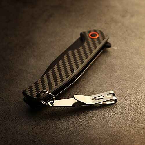 UltraTac Deep Carry Pocket Clip - Heavy Duty Stainless Steel Multi-Purpose Belt Clip for EDC Gear, Swiss Army Knives, Keys | Secure Suspension Pocket Hook for Tactical Equipment (2 Pack)