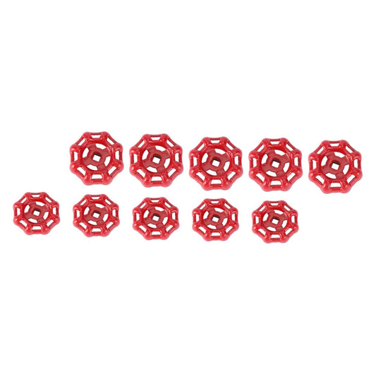 Uonlytech 10pcs Hand Wheel Handles for Water Valves Cast Valve Handles Easy to Install Wheels
