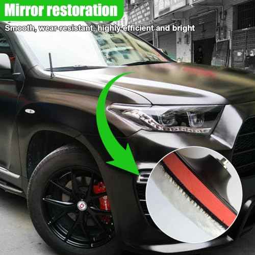 8PCS 5 Inch Polishing Pad, Round Car Orbital Detailing Polishing Pad with Hook & Loop Design, Soft Microfiber Buffing Wheel for Vehicle Sealing Glaze, Waxing (5 Inch)