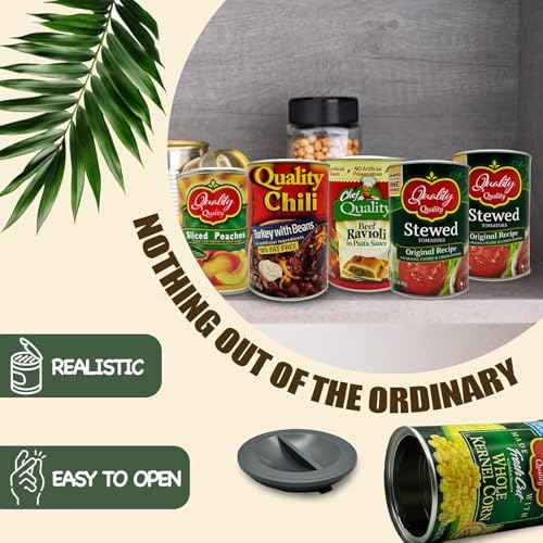 Fake Soup Can Diversion Safe - Keep Your Valuables Safe - like Jewelry, Cash, Money, Coins, Car Keys - Storage Home Security - Corn