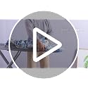 Memeaty Celadon 15x54 inch Ironing Board Cover and Pad, Elastic Edge with Thicker Padding