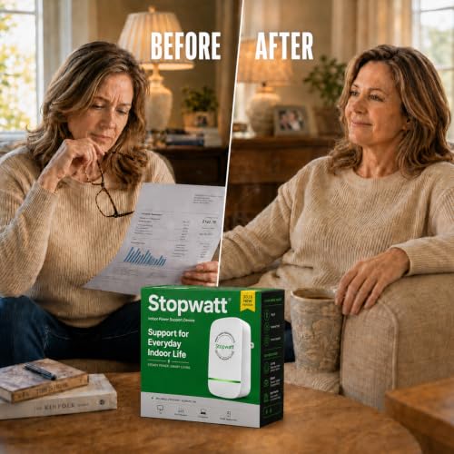 STOPWATT Smart Plug Voltage Stabilizer 90V-250V Power Support Device