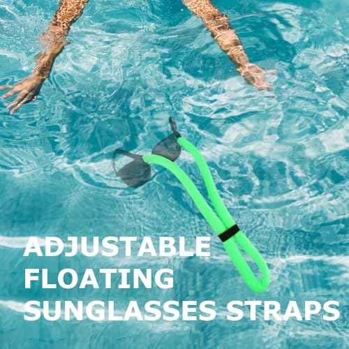 5 Pcs Floating Sunglasses Strap Adjustable Floating Foam Sunglass Glasses Strap Safety Sport Eyewear Retainer