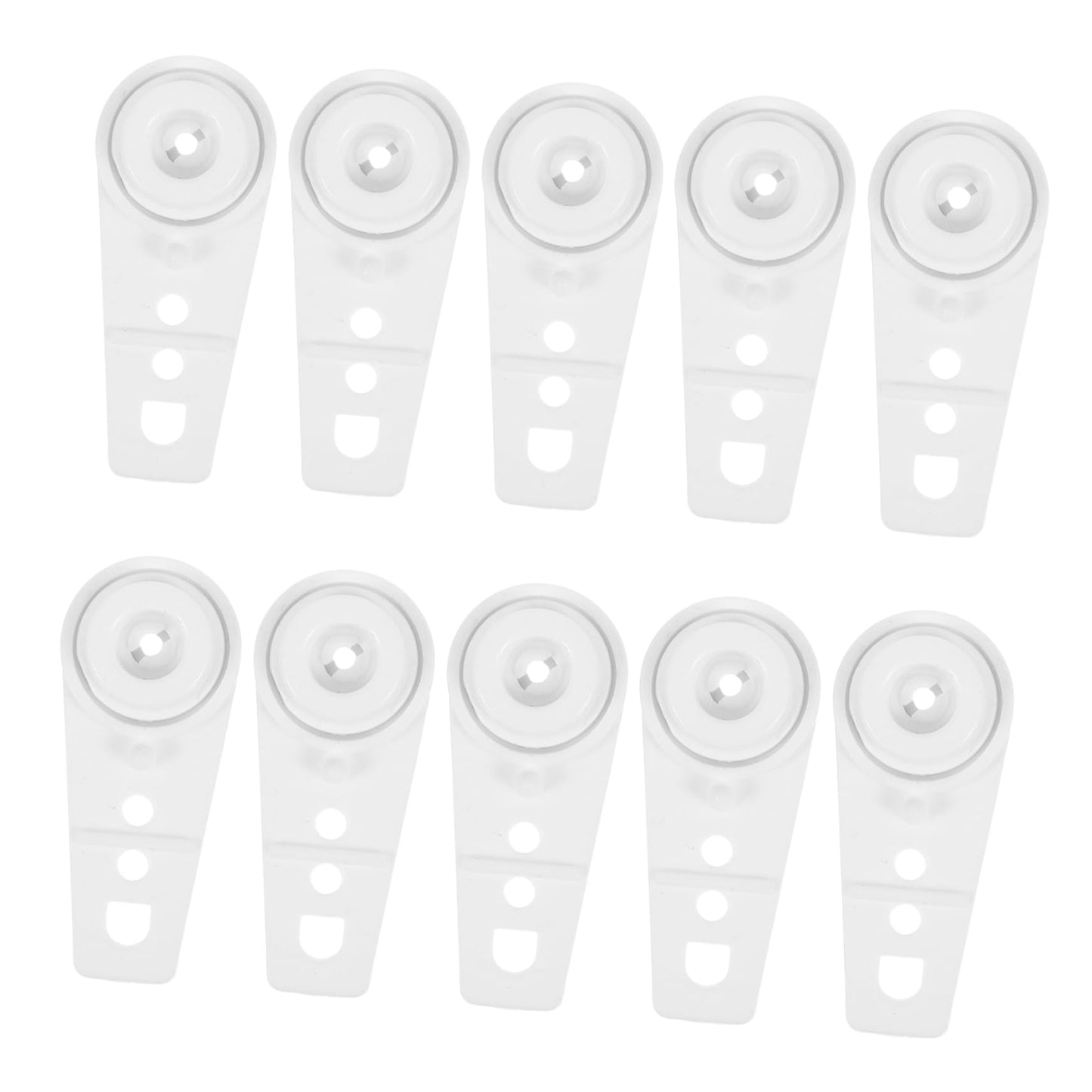 SHINEOFI 12pcs Curtain Track Gliders Ball Bearing Carriers for Ceiling Curtain Track Pulleys Easy Installation Modern Design for Home Office