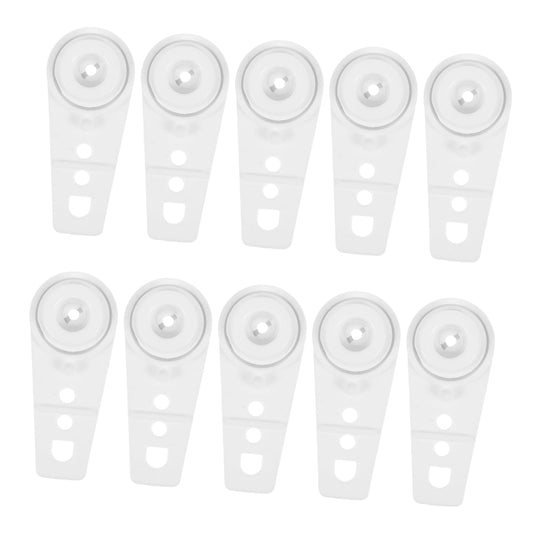 SHINEOFI 12pcs Curtain Track Gliders Ball Bearing Carriers for Ceiling Curtain Track Pulleys Easy Installation Modern Design for Home Office