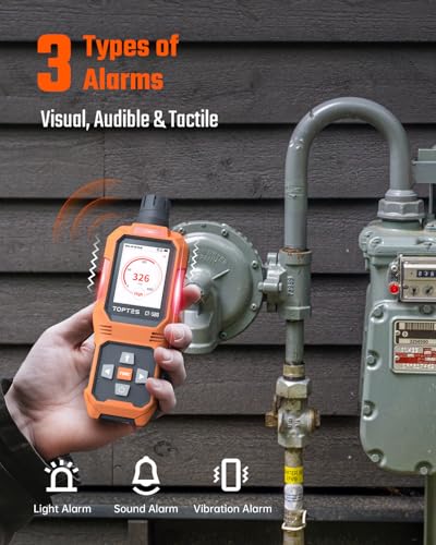 Portable Carbon Monoxide Detector with TFT Display & Vibration Alarm