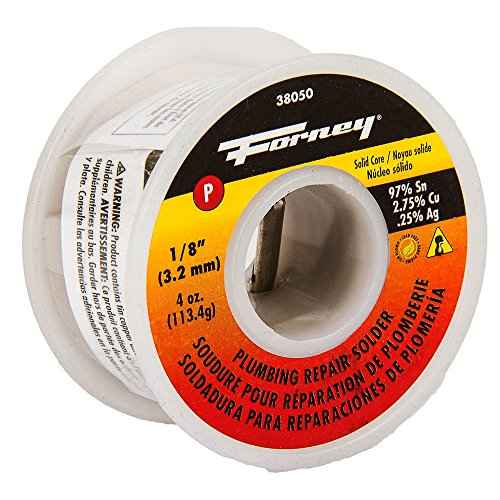 Forney 38050 Solder LF Solid 1/8", 4 oz.,Silver