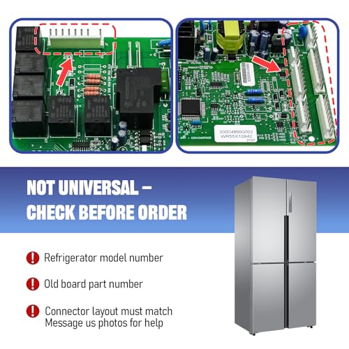 GE WR55X10942C/WR55X10942 Refrigerator Control Board Replacement by HPUY