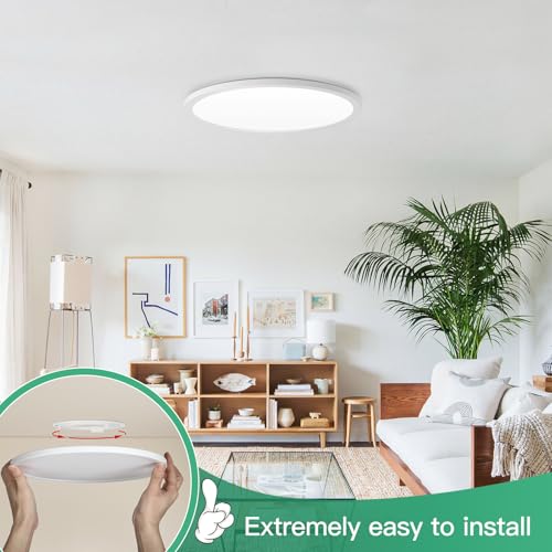 Brightever 12 Inch LED Flush Mount Ceiling Light Dimmable 5CCT 4-Pack