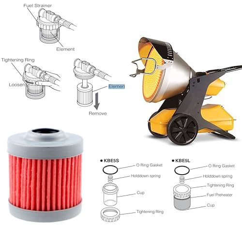 Irnyso Fuel Filter Element KSL-B-14 / EPX-3-09 Compatible with Val6 Heaters