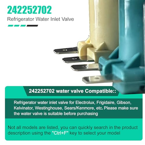 242252702 Refrigerator Water Inlet Valve for Frigidaire Kenmore – Yigiao (Variation 242252702)