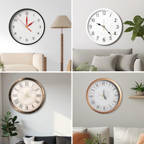 3PCS Clock Mechanism Kit with 8 Pairs of Hands — Quartz Silent Movement Replacement