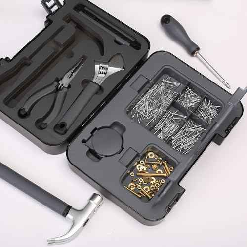 Bates- Household Tool Kit, Small Tool Kit, Tool Set for Home, Small Tool Box Set