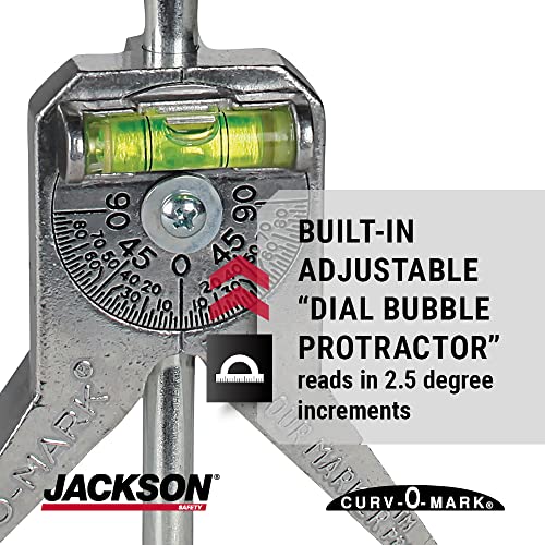 Jackson Safety Curv-O-Mark Standard #6 Pipe Marker Centering Tool, 1/2”–4” Pipes