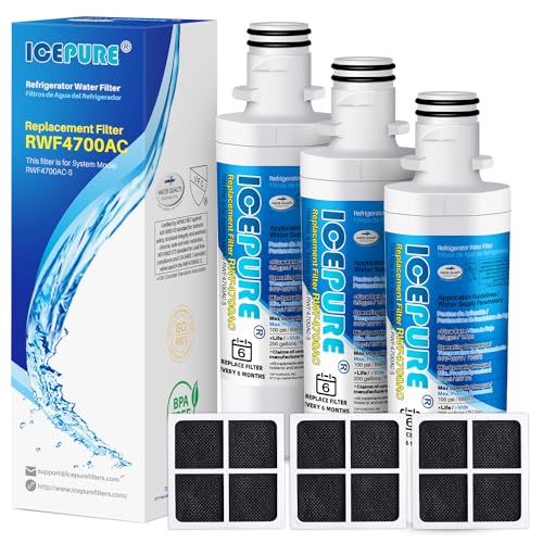 ICEPURE Non-Alkaline Water & Air Filter Combo Pack - 3 Count