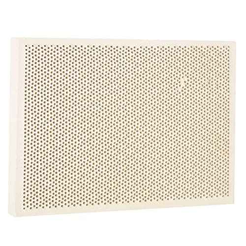 HEITIGN Ceramic Soldering Board, 18x11x2cm, Honeycomb Pattern, Jewelry Heating, Paint Printing Drying Tool Plate