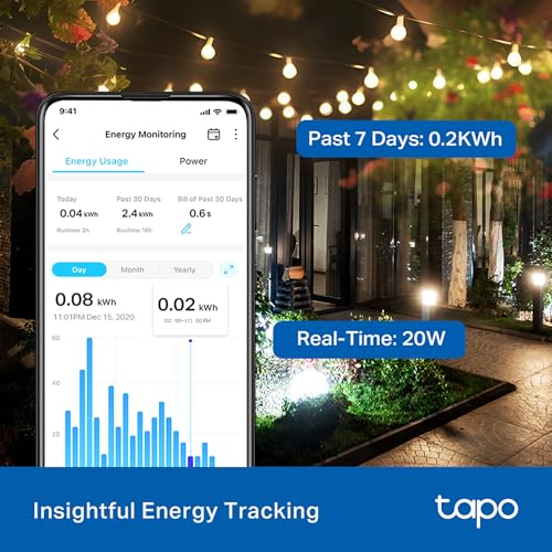 Tapo Outdoor Smart Dimmer Plug for Lights - 1-Socket, Matter, P430M