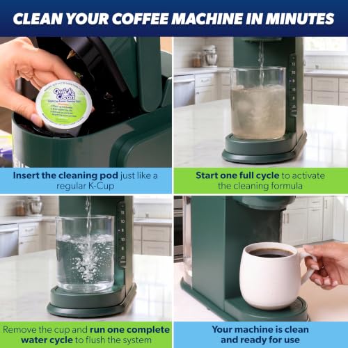 6-Pack Keurig K-Cup Cleaner Pods - Coffee Machine Descaling & Residue Removal