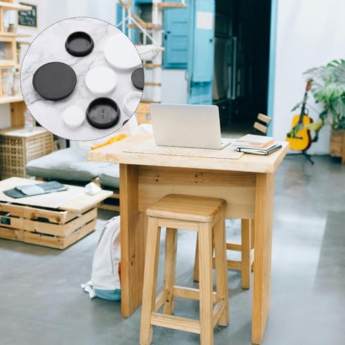 MECCANIXITY White Plastic Hole Plugs 11mm - 32PCS Flush Fit