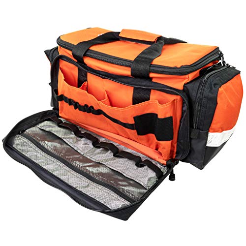 Medical Trauma Bag for EMT Paramedic First Responder Emergency Supplies Orange