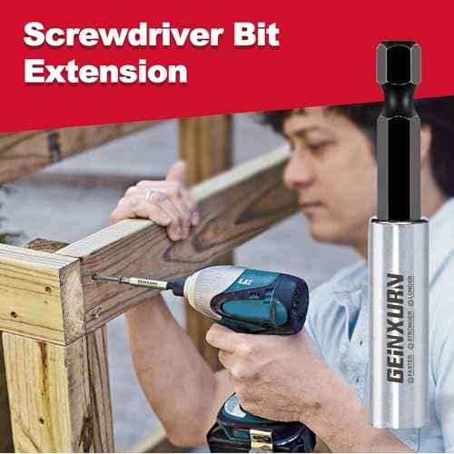 9Pc Cr-V Screwdriver Bit Holders, Extension Socket Drill Bit Magnetic Holder Hex Shank Quick-Change Drill Bit Guide (2.5¡±3¡±6¡±)