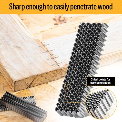 Meite Corrugated W Staples 1/2-inch Length, 1,200 PCS - Compatible with WS2513