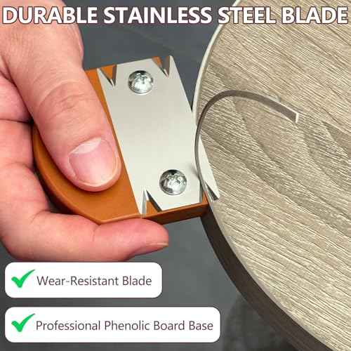 Edge Banding Trimmer-Upgraded Edge Banding Cutter with Hanging Strap, Handheld Durable Edge Banding Trimmer,Edge Corner Planer,for Wood|PVC|ABS|Veneer