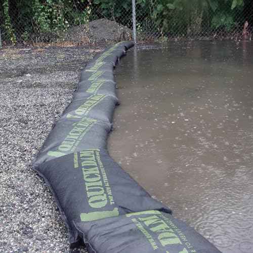 Quick Dam QD1224-2 Water Activated Flood Bags (2 Pack), Black, 2 Count