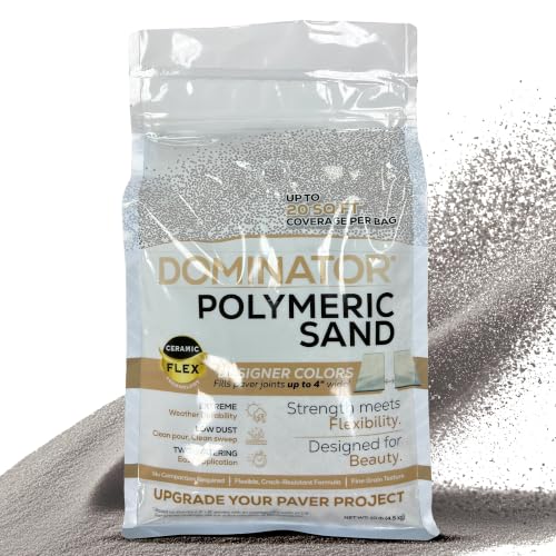10 Pound Titanium Gray DOMINATOR Polymeric Sand with Ceramic Flex Technology for Paver Joints