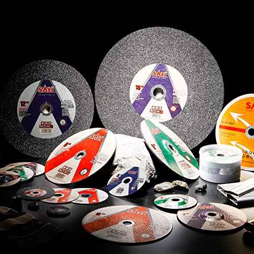 SALI 6 Pack Cut Off Wheels 3 Inch General Purpose Metal Cutting Wheel for 3 in Angle Grinders and Die Grinders- Cutting Disc Aggressive Cutting 3" x 1/16" x 3/8" Operating Up to 20380 RPM and 80 M/S