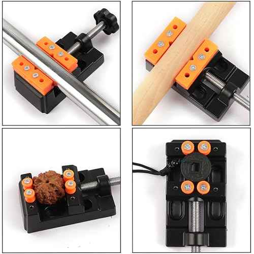 Mini Bench Clamp Flat Table Vice - Multifunctional Jewelry Carving Tool with Adjustable Jaws for Watch Repair, Sculpture Craft, and Walnut Carving. Perfect for DIY Enthusiasts