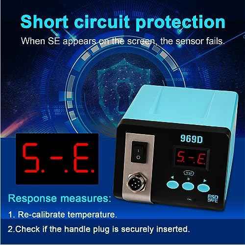 75W Soldering Station, LAKIX Digital Soldering Iron Kit with Precise Heat Control (122¢µ to 896¢µ), ¡ÆC/¨¬F Conversion, Auto Sleep & Calibration Support for Home Appliance and DIY Repairs