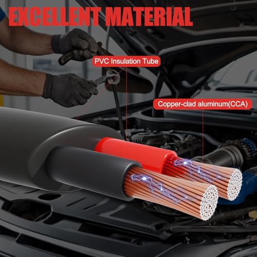 HONENCN 30FT 14 AWG 2-Conductor Electrical Wire PVC Low Voltage Cable for Automotive LED Marine