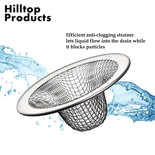 6 Pack Mesh Sink Drain Strainers for Bathroom, Utility, Laundry & RV
