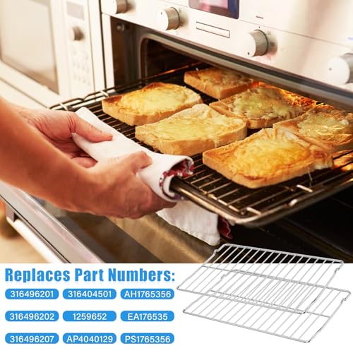 YEECHUN 316496201 Heavy-Duty Stainless Steel Oven Rack 24.2 x 16 in Pack of 2 for Frigidaire/Kenmore