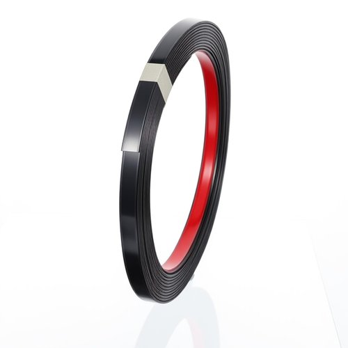 0.39in × 16.4Ft Black Trim Molding Peel and Stick Wall Molding Trim Waterproof Flexible Self Adhesive Mirror Tape Border for Window Mirror Door Wardrobe Gap Sealing and Picture Frame (Black)