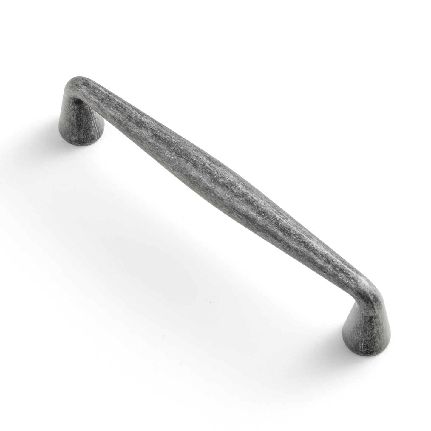 Goo-Ki Weathered Nickel Zinc Alloy Cabinet Handle - 3.78''(96mm) Hole Center Affordable Luxury Cabinet Pull Hardware for Bedroom, Kitchen, 6 Pack……